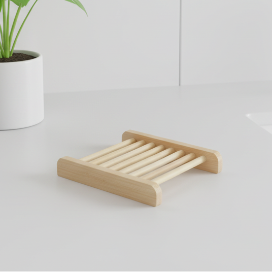 Eco-Friendly Bamboo Soap Bar Dish