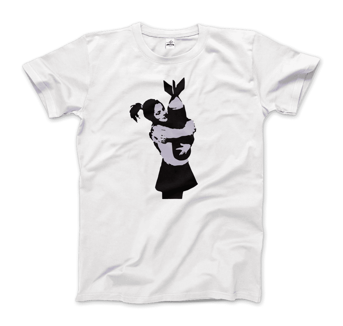 Banksy Bomb Hugger Street Art T-Shirt-7