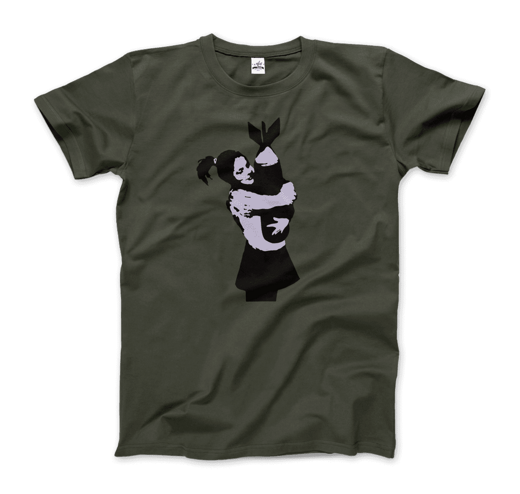 Banksy Bomb Hugger Street Art T-Shirt-8