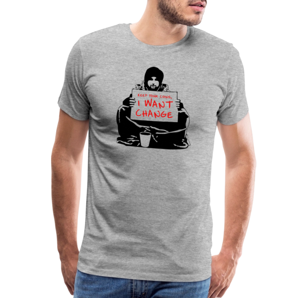 Banksy - I Want Change Artwork T-Shirt-1