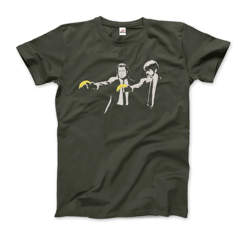 Banksy Pulp Fiction Street Art T-Shirt-8