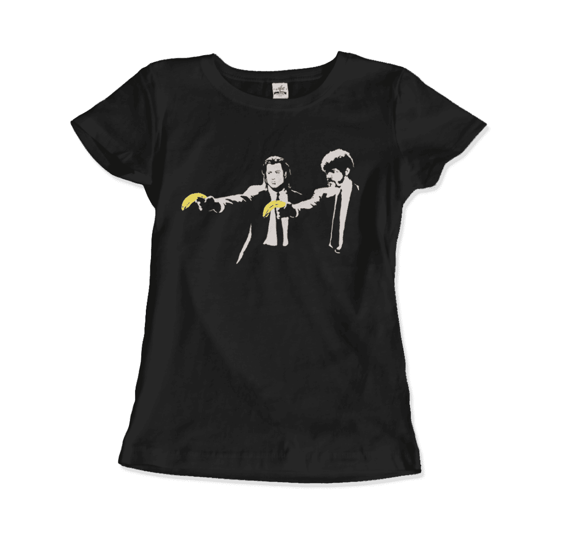 Banksy Pulp Fiction Street Art T-Shirt-10