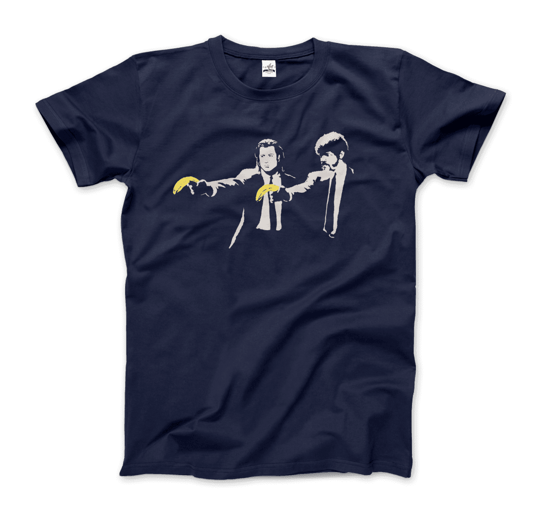 Banksy Pulp Fiction Street Art T-Shirt-7