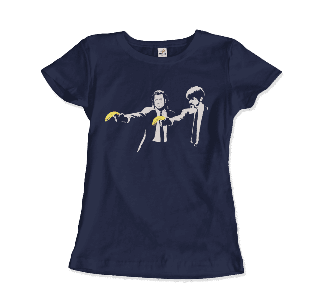 Banksy Pulp Fiction Street Art T-Shirt-12