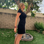 Rebecca Taylor Fitted Mini Dress – Black