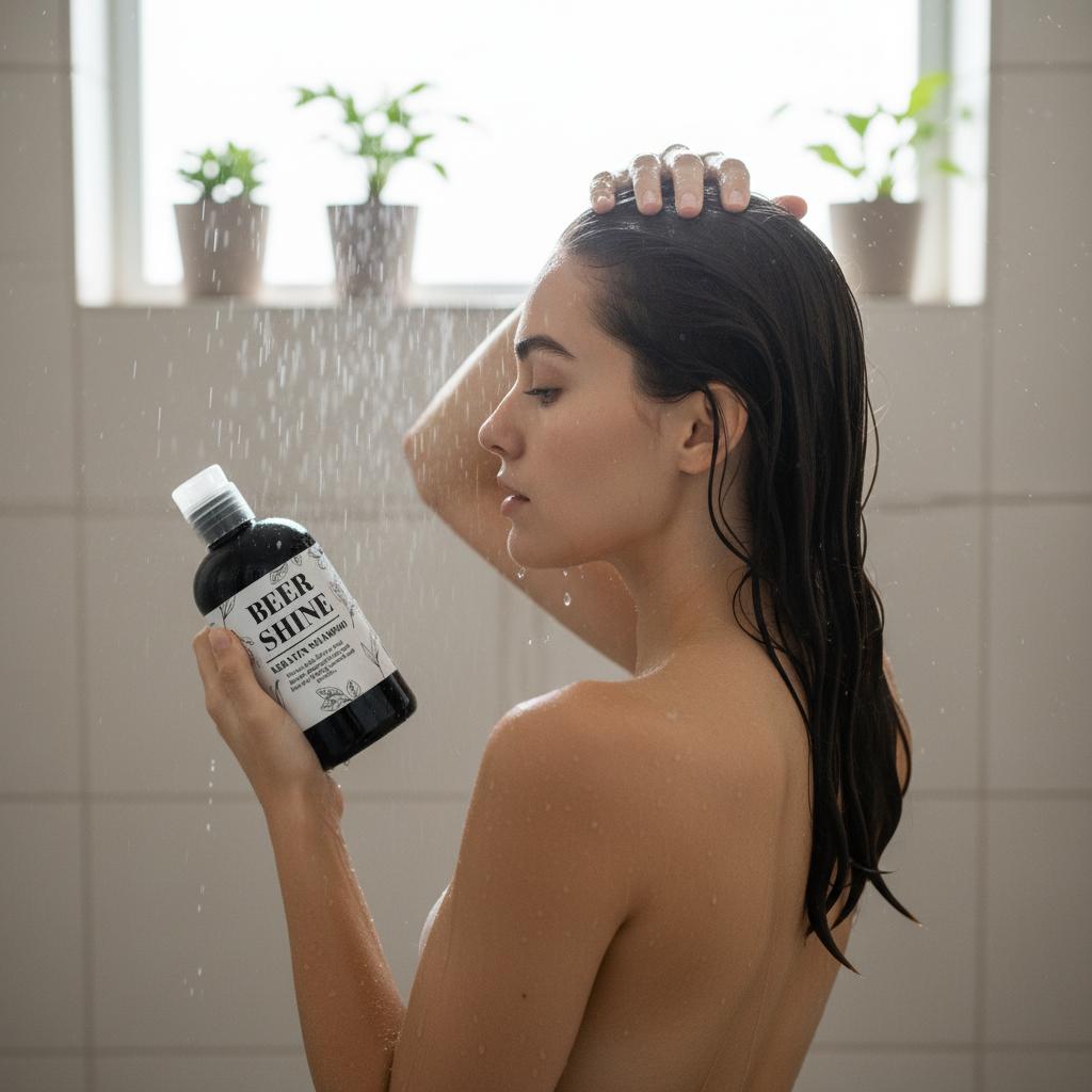 Beer & Keratin Strengthening Shampoo-4