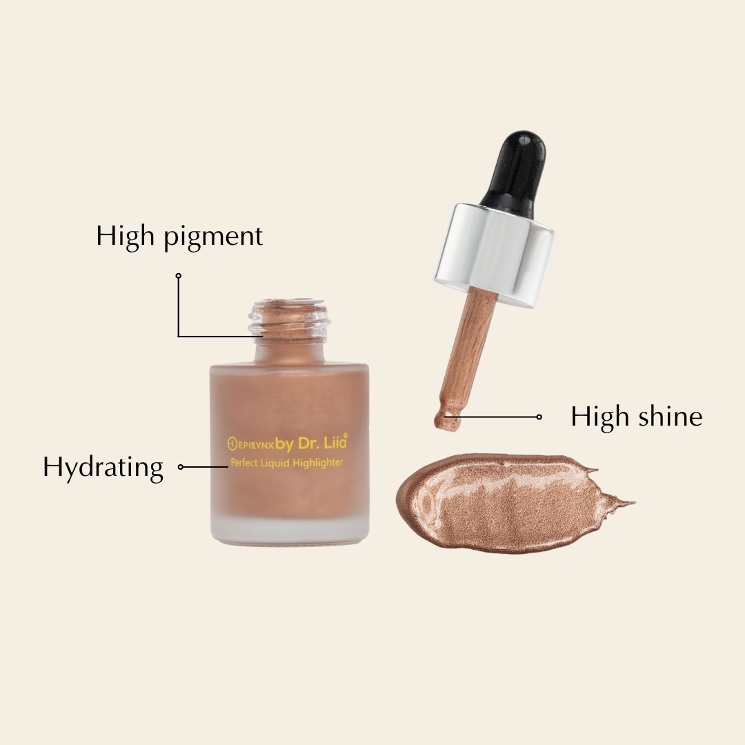 Perfect Liquid Highlighter Drops – Dewy, Luminous Glow (Vegan, Gluten-Free)