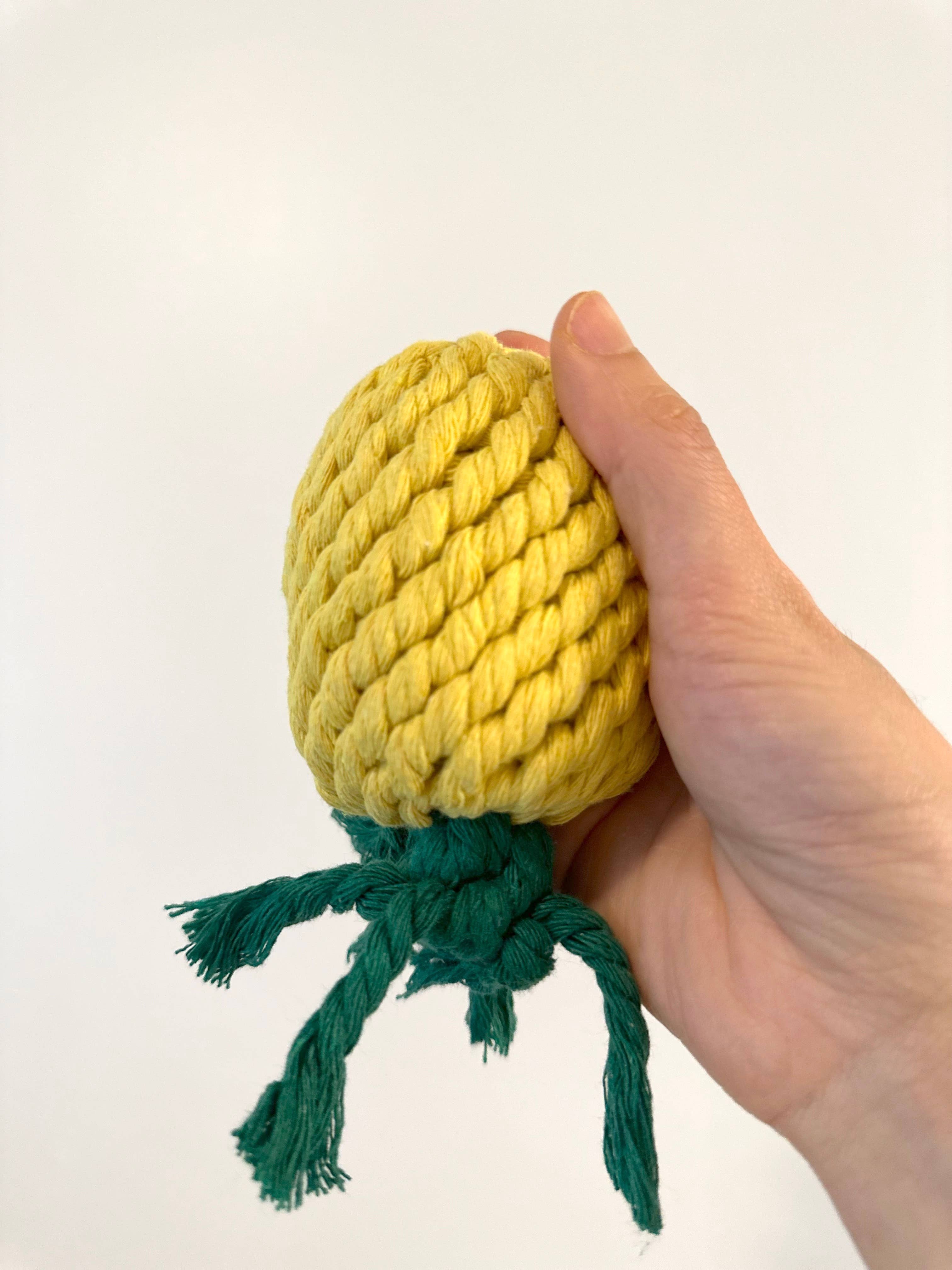 Monli Handcrafted Handmade Sustainable Pineapple Rope Toy