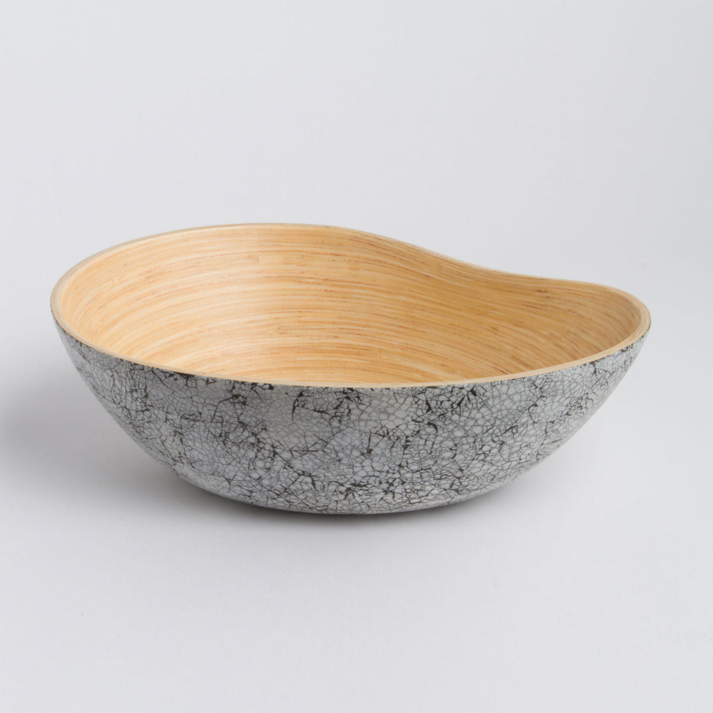 SOAI Mango Shape Bamboo Serving Bowl
