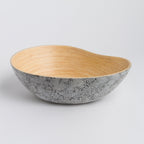 SOAI Mango Shape Bamboo Serving Bowl