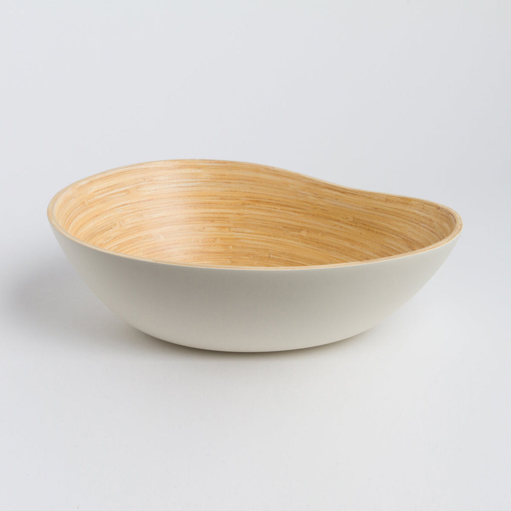 SOAI Mango Shape Bamboo Serving Bowl
