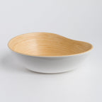 SOAI Mango Shape Bamboo Serving Bowl