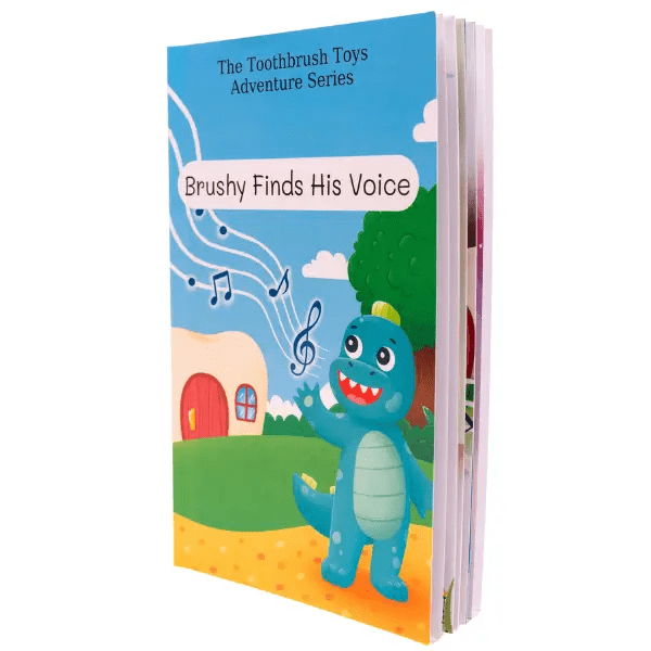 Brushy Finds His Voice Storybook by Toothbrush Toys