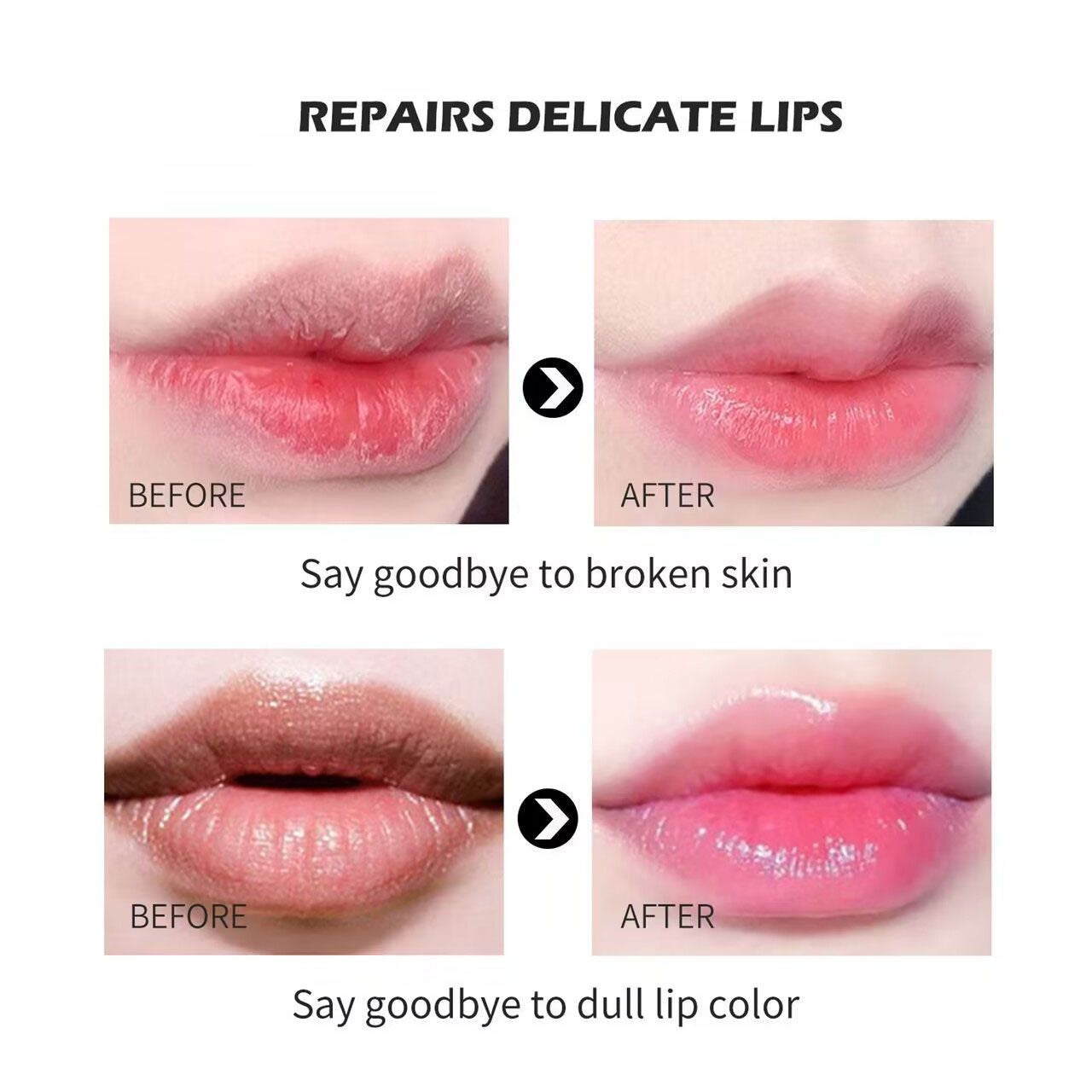Vegan Lip Gloss - Hydrating Color-Changing Lip Butter
