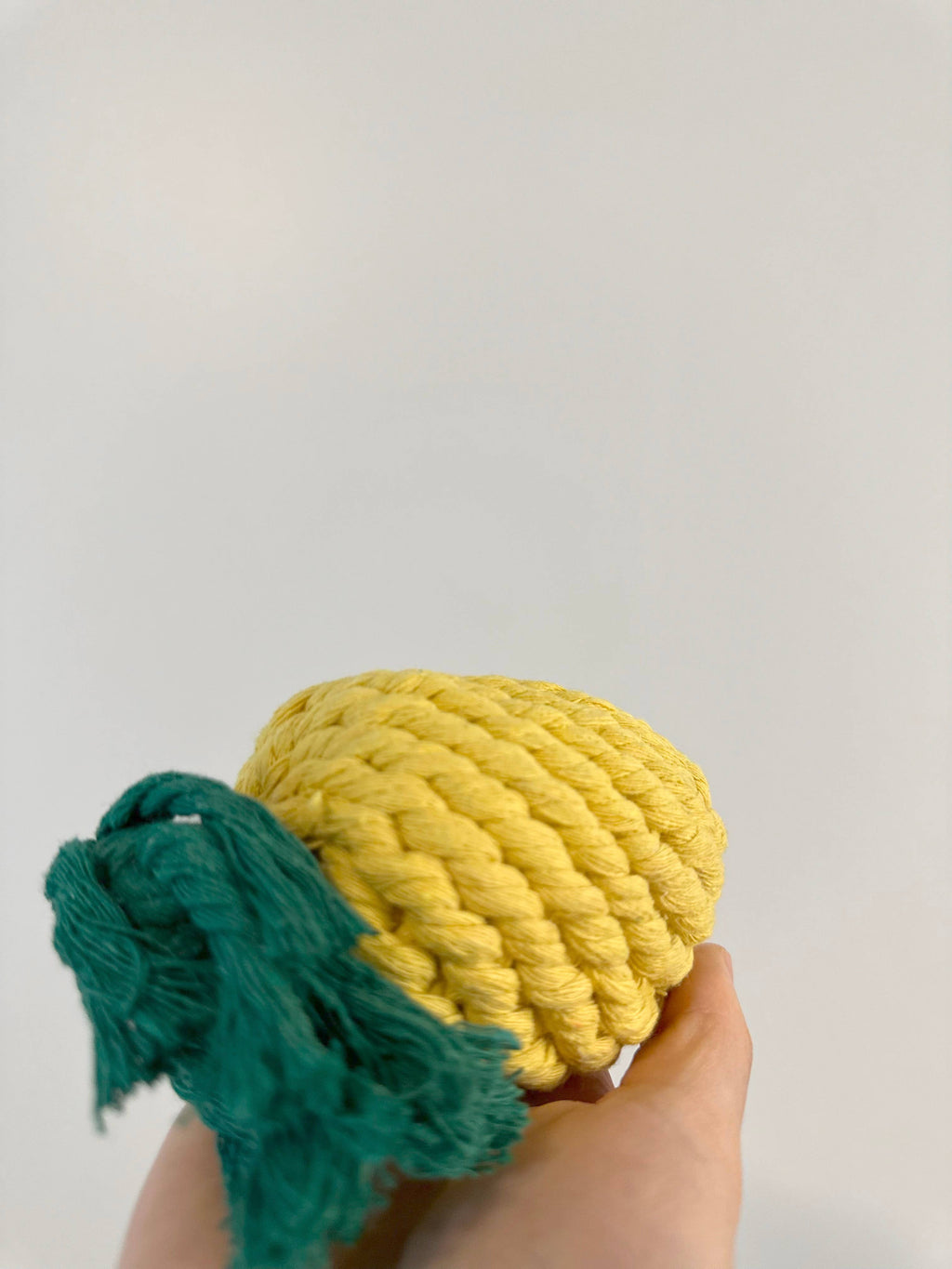 Monli Handcrafted Handmade Sustainable Pineapple Rope Toy