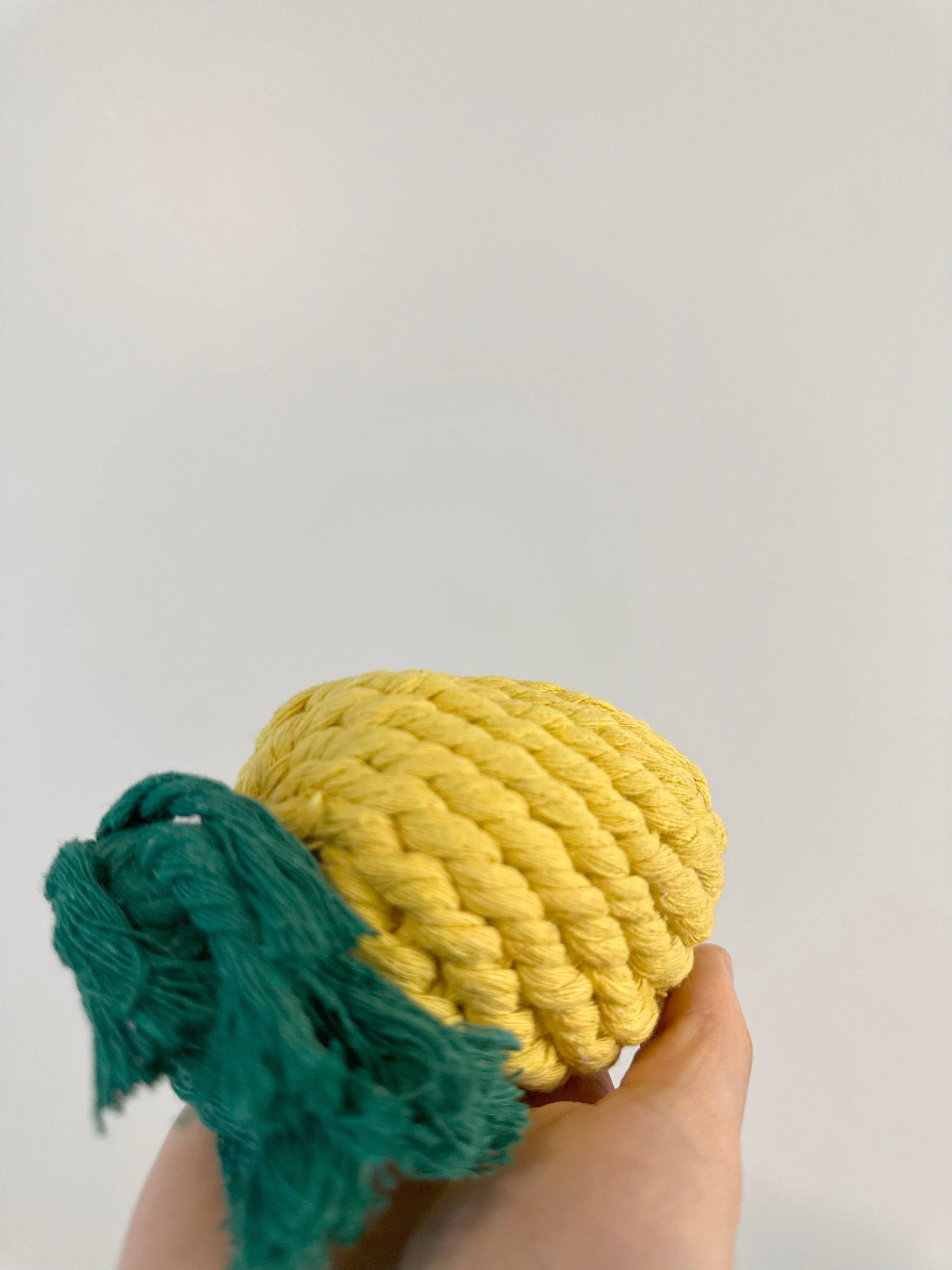 Monli Handcrafted Handmade Sustainable Pineapple Rope Toy