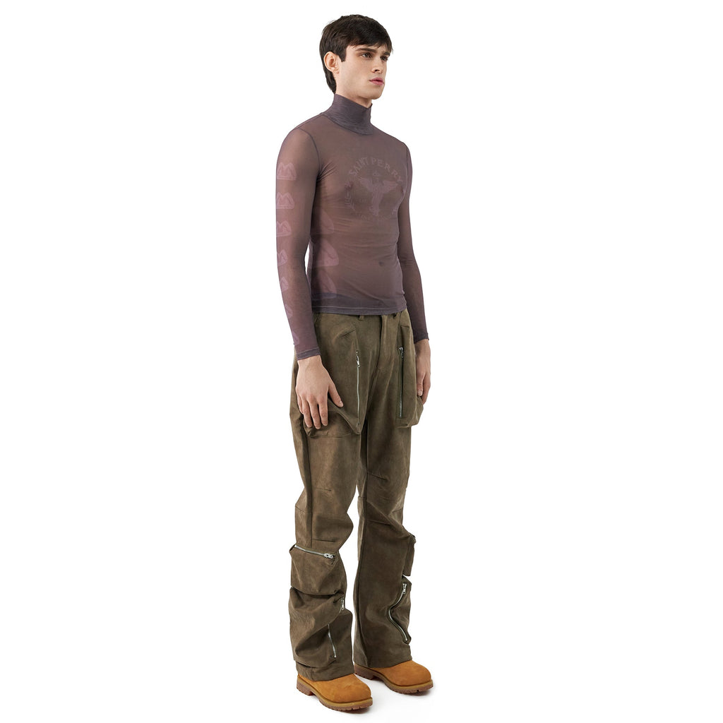 SAINT PERRY Baggy Cargo Pants – Khaki