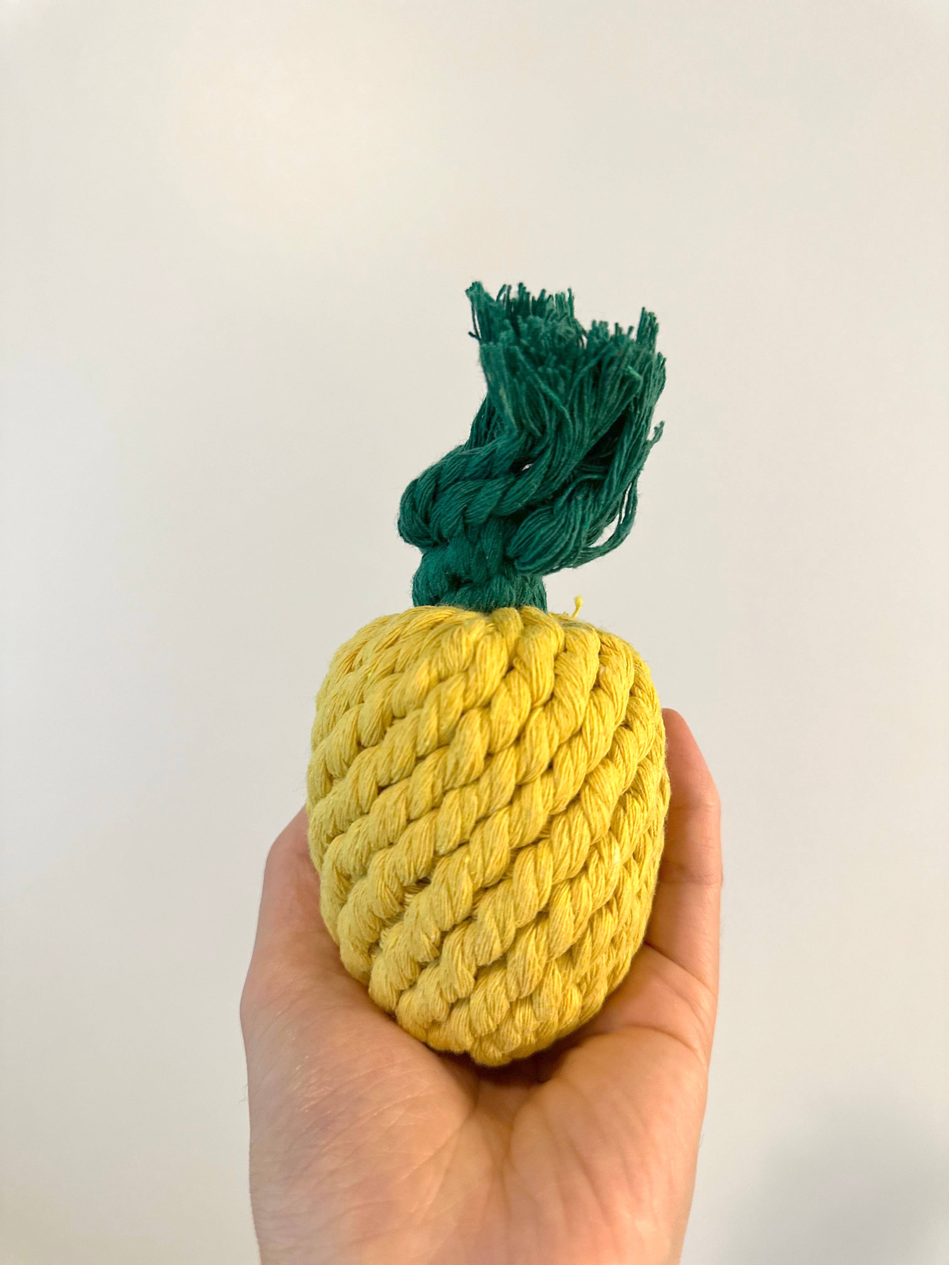 Monli Handcrafted Handmade Sustainable Pineapple Rope Toy