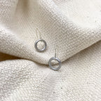 Recycled Bomb Circle Earrings-1
