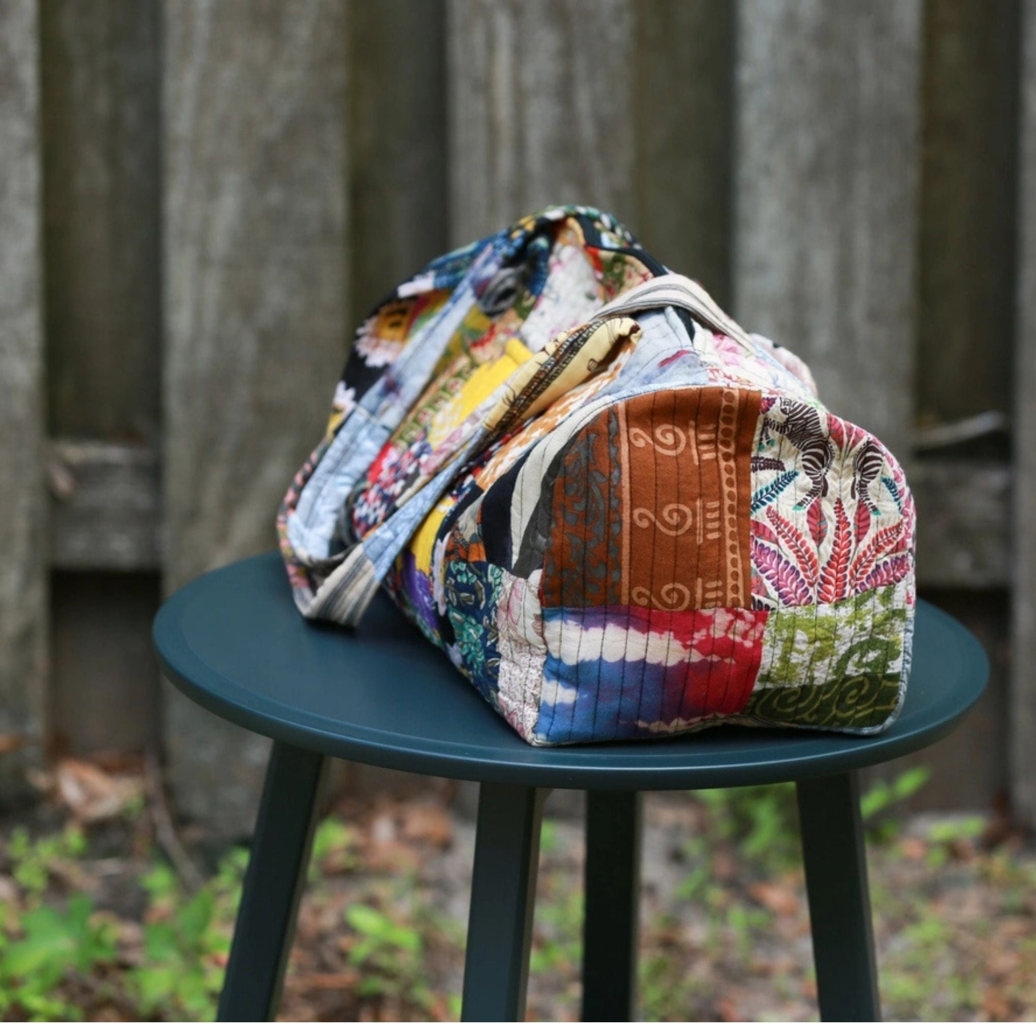 Indie Ella Patchwork Hand Quilted Duffle Bag – Each Bag Is Unique