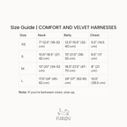 Sand - Velvet Dog Harness