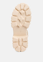 Dewey Recycled Faux Leather Gladiators-4
