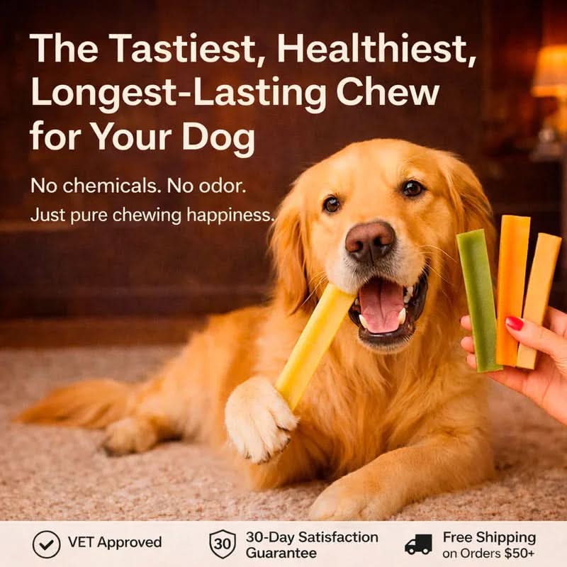 Strawberry Himalayan Yak Chews Long-Lasting Natural Dog Chew