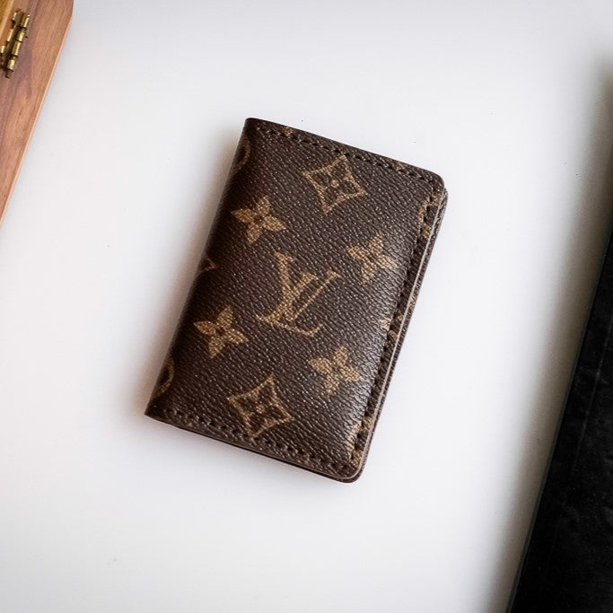 Recycled Louis Vuitton Wallet – Upcycled Luxury Card Holder