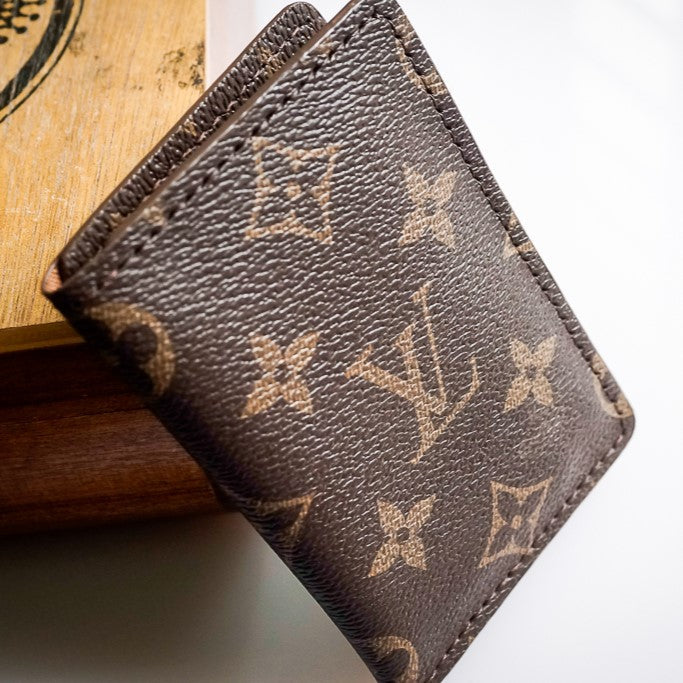 Recycled Louis Vuitton Wallet – Upcycled Luxury Card Holder