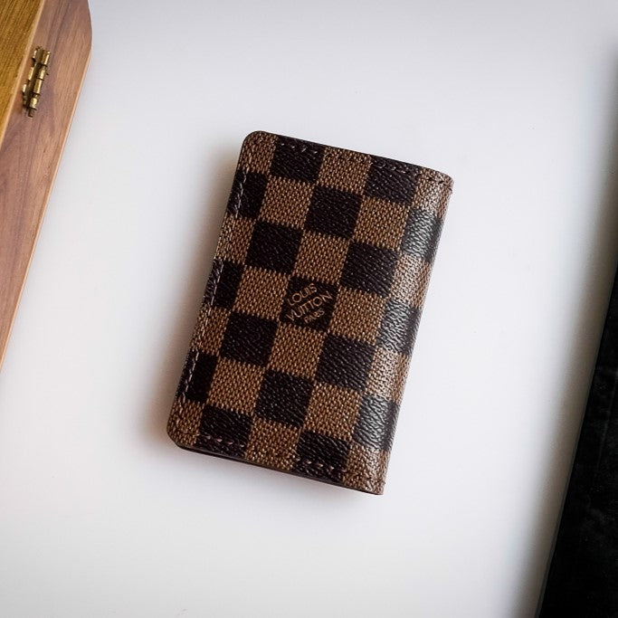 Recycled Louis Vuitton Wallet – Upcycled Luxury Card Holder
