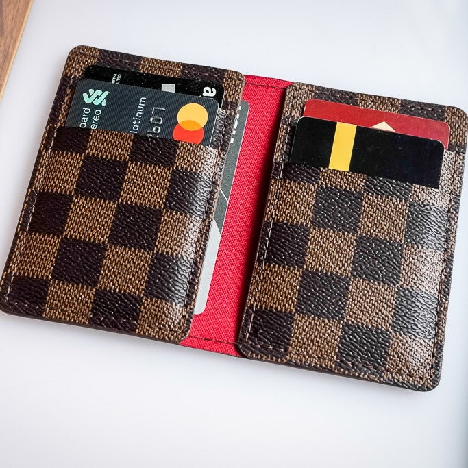 Recycled Louis Vuitton Wallet – Upcycled Luxury Card Holder