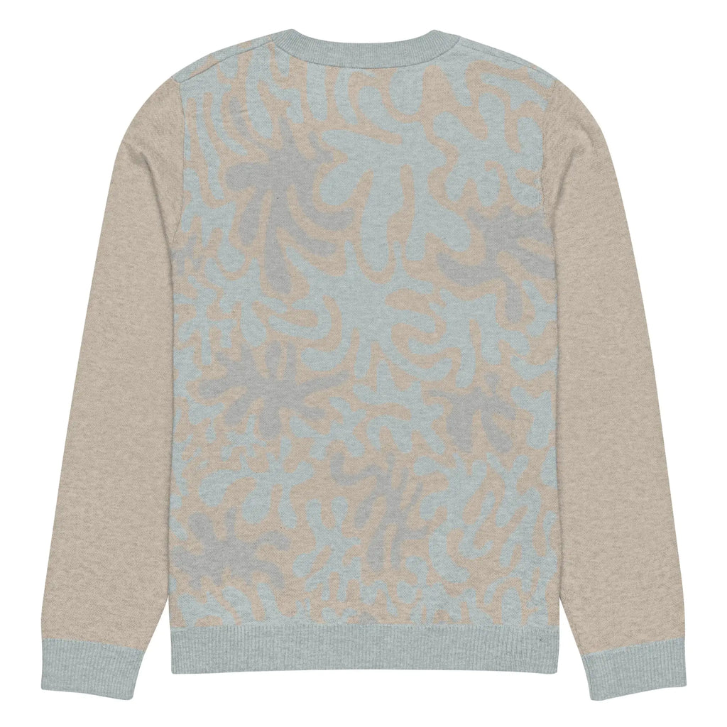 Coral Sands Knit Crew - Sustainable Ocean-Inspired Men's Sweater with 4ocean Partnership