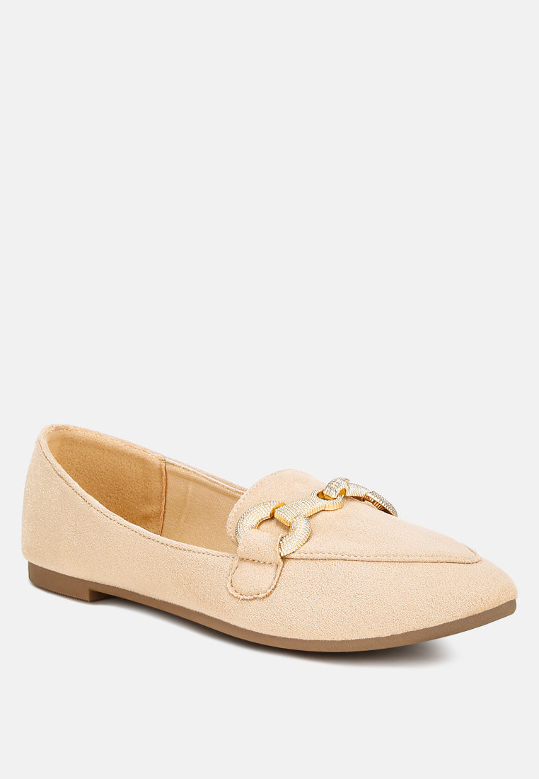 Fembot Horsebit Detail Flexible Loafers-1