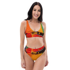 Gianneli Colours Recycled High Waisted Bikini-2