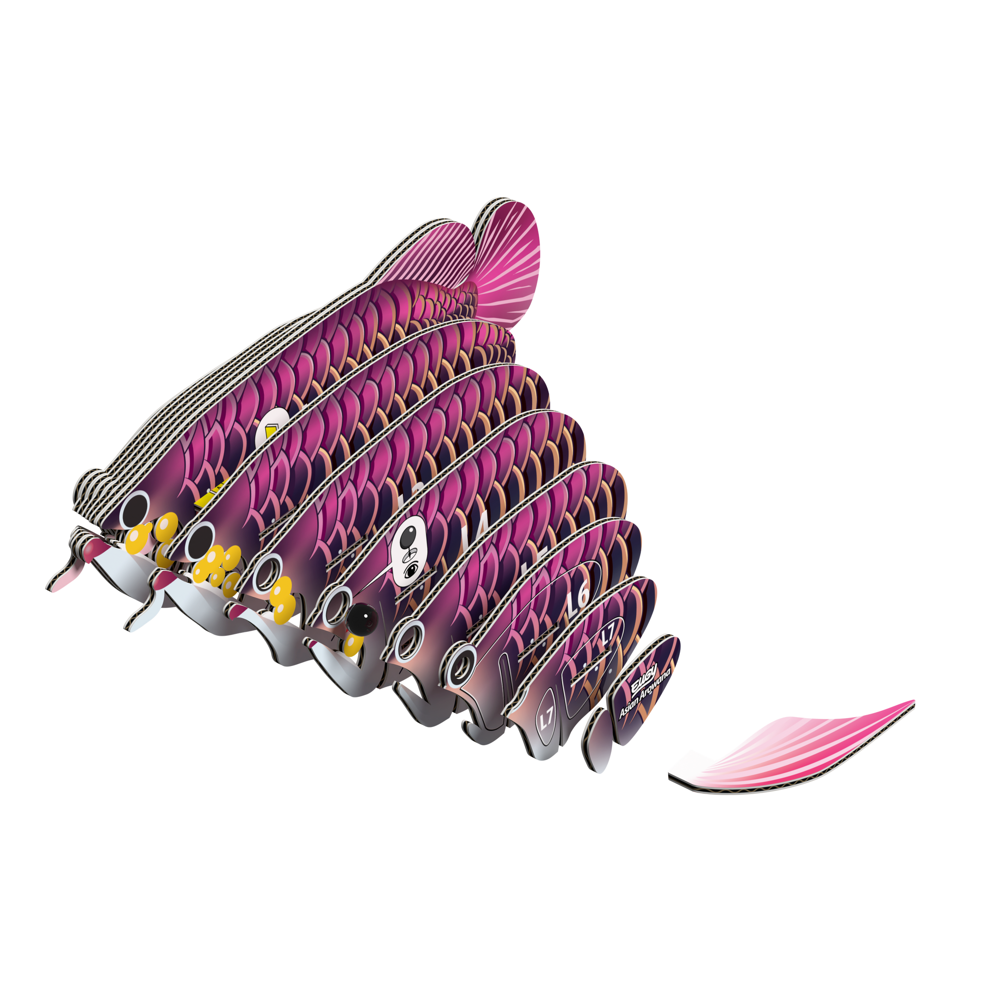 EUGY Asian Arowana 3D Puzzle-1