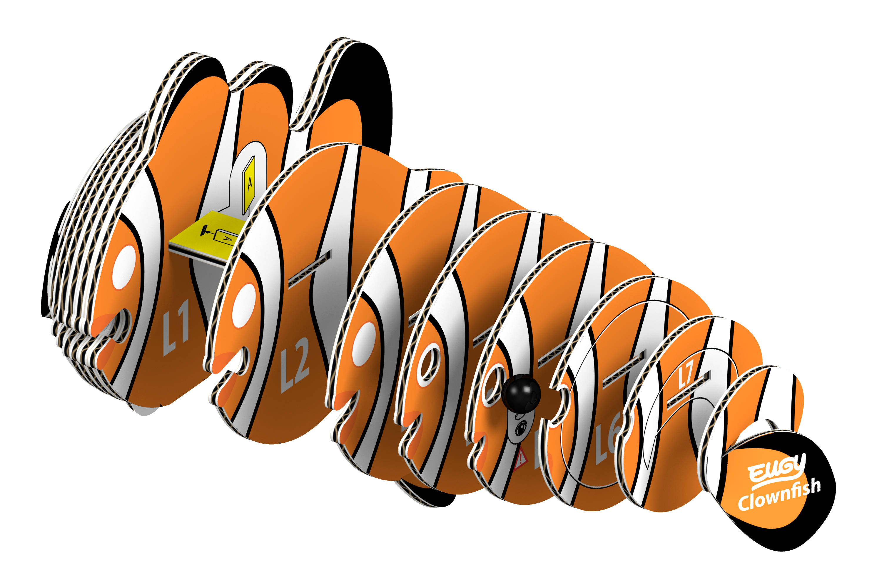 EUGY Clownfish 3D Puzzle-2