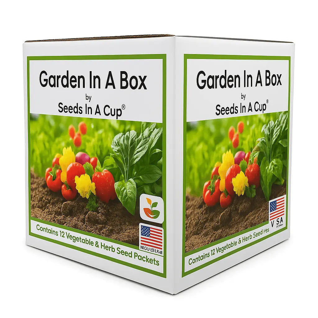 seeds in his garden Seeds In A Cup®: Entire Garden in a Box- Choose 5 Pack! – Wearing Conscious