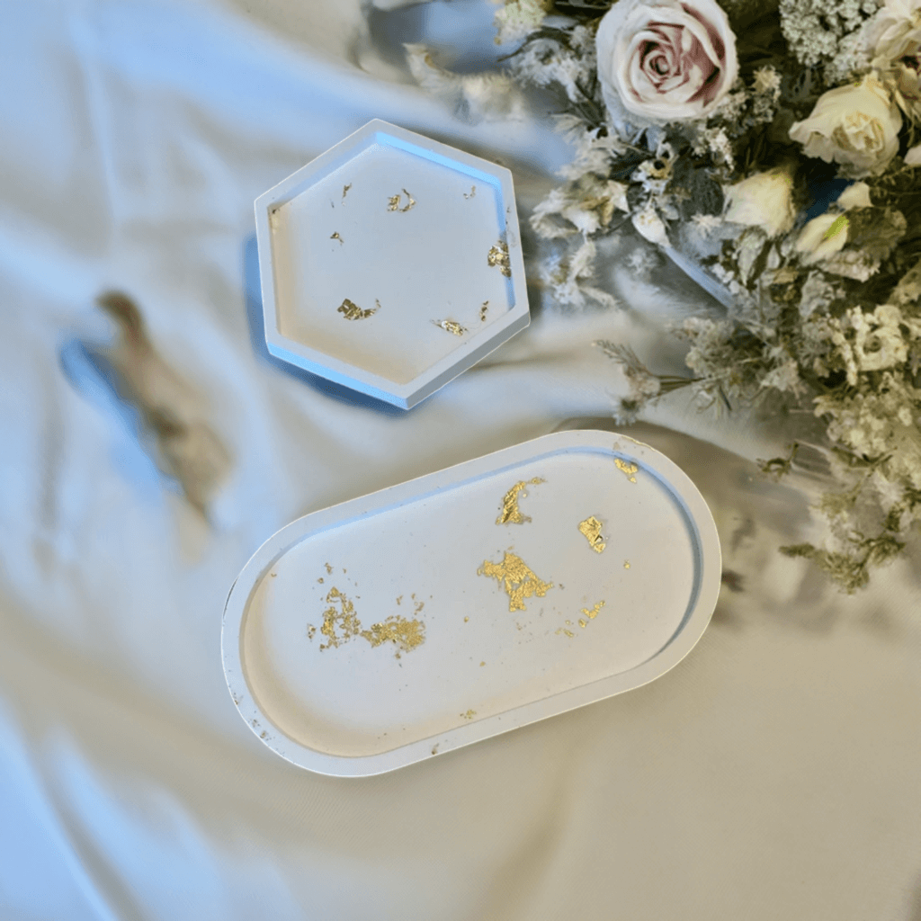 Jesmonite Tray Handmade Minimalist Décor