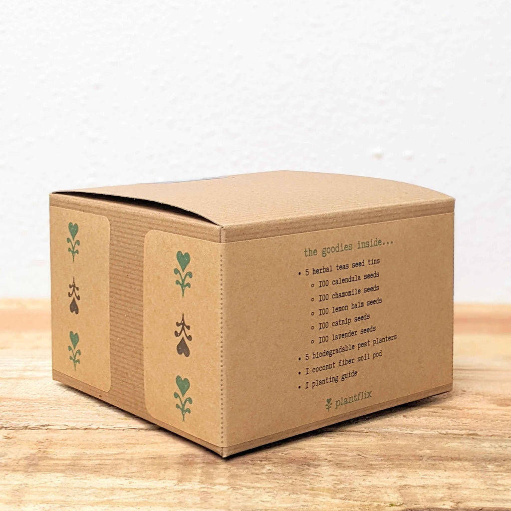 "Grow an Herb Garden" Herbal Teas Seed Kit