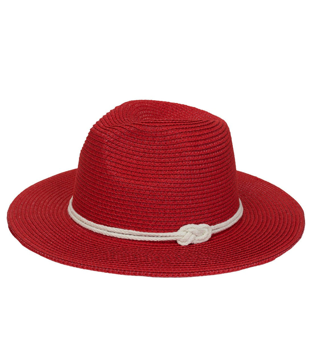 Magid Lightweight Rope Brim Straw Panama Sun Hat