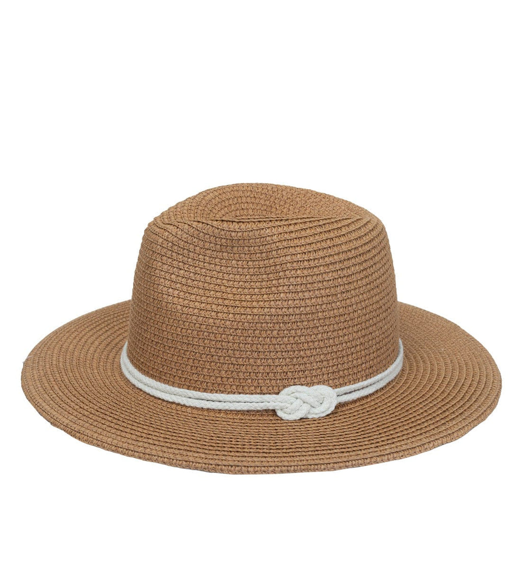 Magid Lightweight Rope Brim Straw Panama Sun Hat