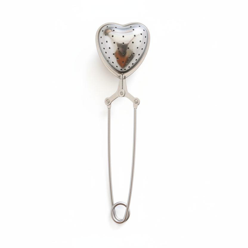 Heart Tea Infuser Stainless Steel Strainer for Loose-Leaf Tea Rituals