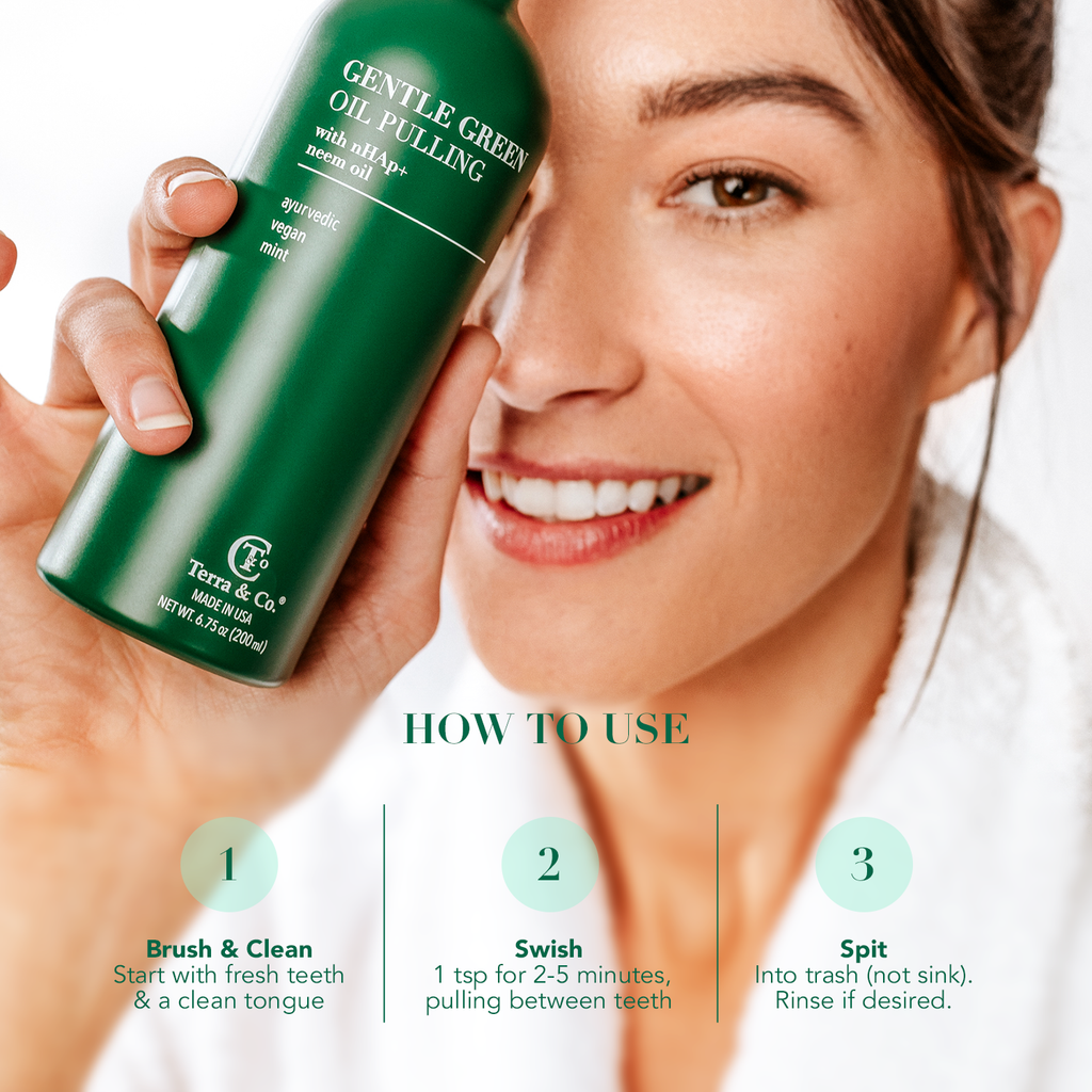 Gentle Green Oil Pulling Mouthwash – Enamel Support & Gum Health