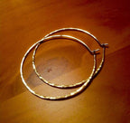 Crescent Moon Hoop Earrings-2