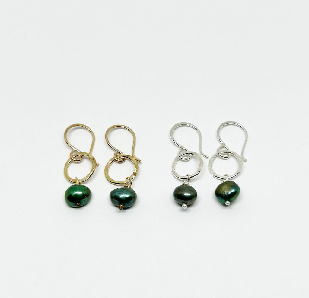 Mermaid Pearl Drop Earrings-10