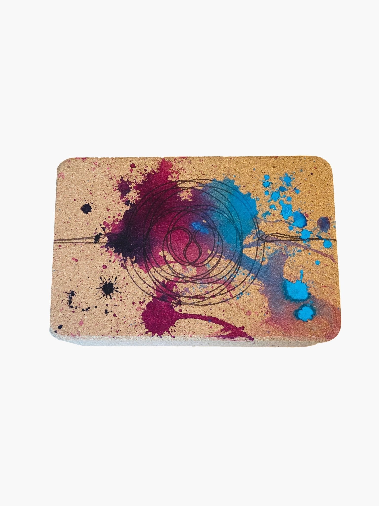 100% Solid Cork Yoga Block