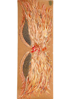 Khecara Hand Painted Cork Yoga Mat