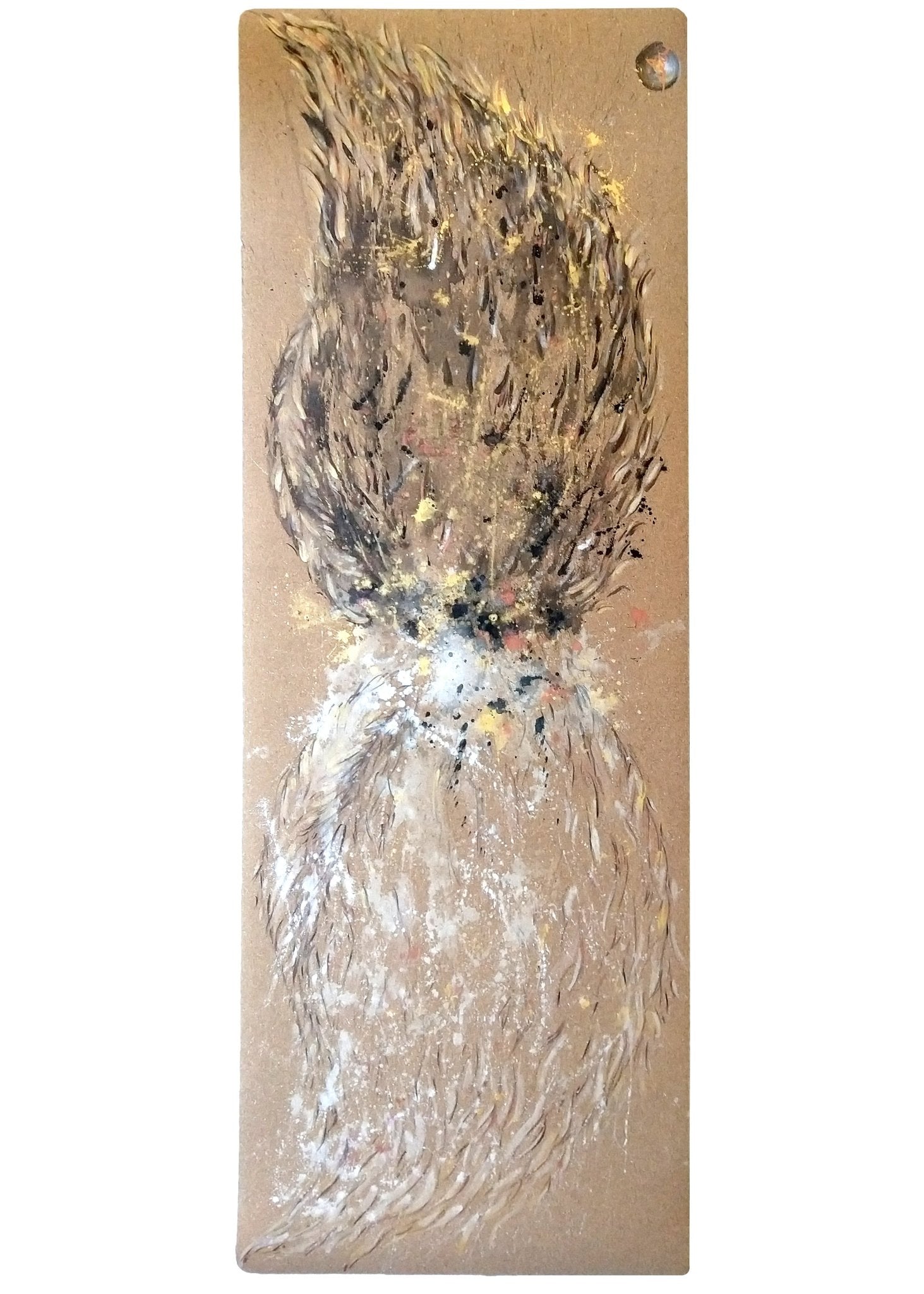 Khecara Hand Painted Cork Yoga Mat