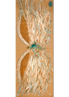 Khecara Hand Painted Cork Yoga Mat