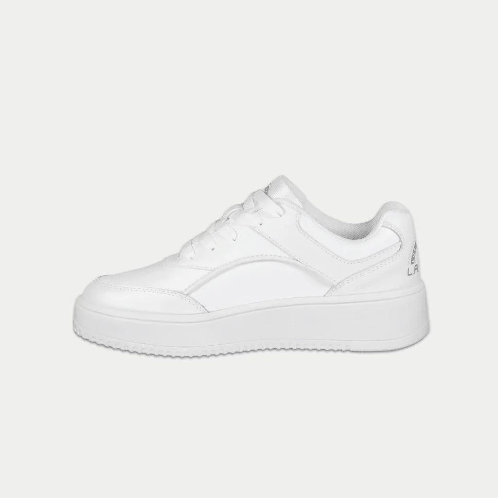 LA Gear Kids Flame Lowtop – White